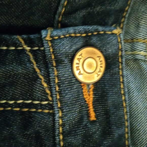 Women's Ariat Rebar Mid Rise DuraStretch Riverter Bootcut Size 31S - Picture 4 of 15